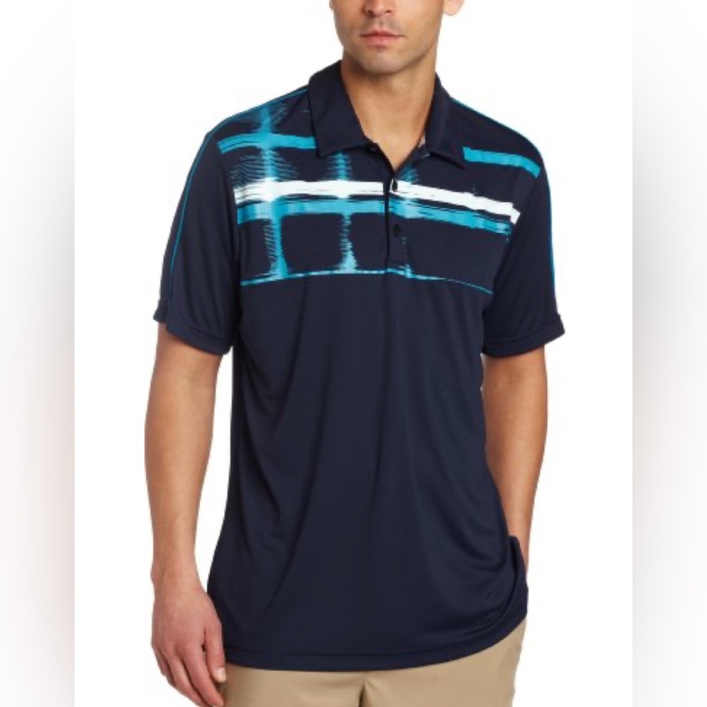 Adidas Climacool Blue Golf Polo Shirt Men’s size XL